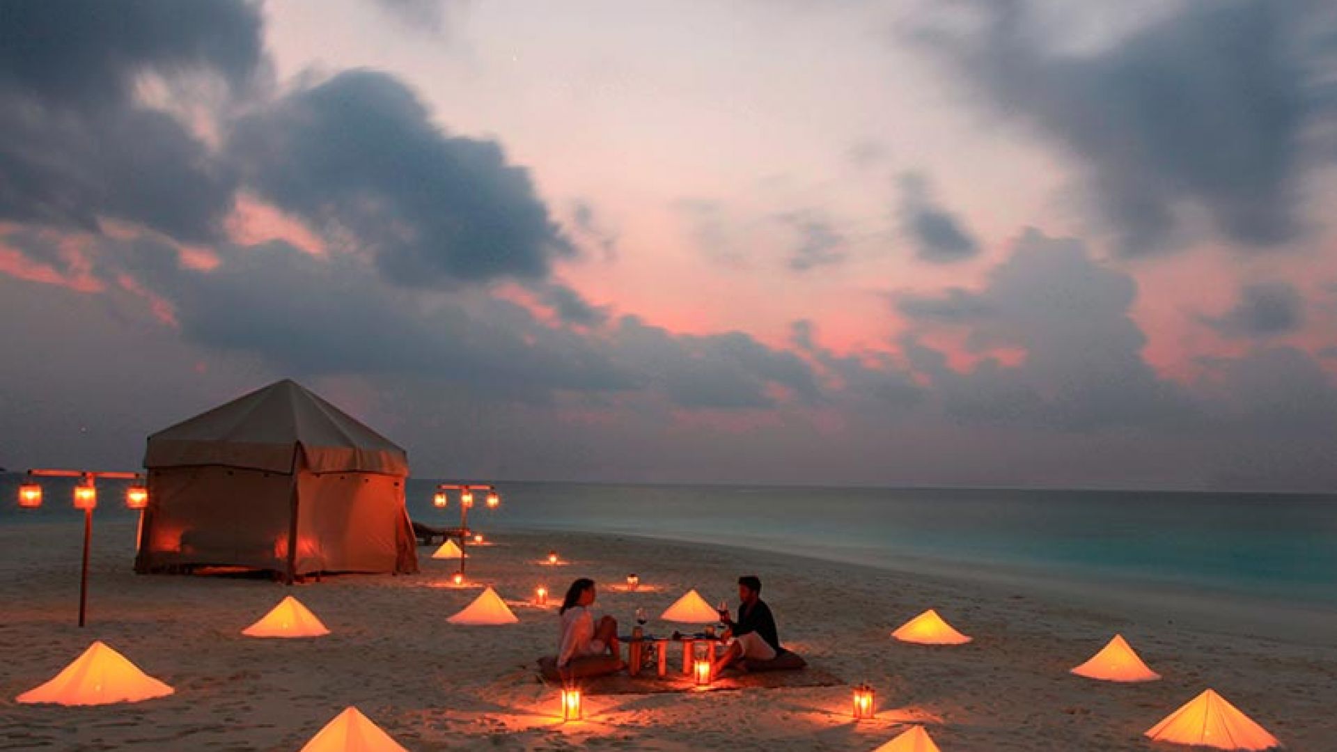 Sunset on the beach - Soneva Jani&nbsp;