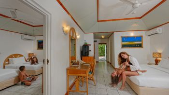 Семейная пляжная вилла с 2 спальнями