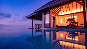 Sunset Overwater Pool Villa