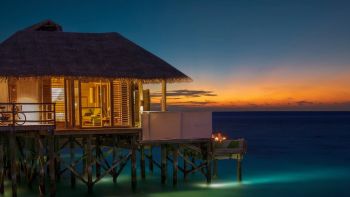 Sunset Laamu Water Villa with Pool