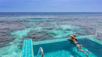 Premium Deluxe Sunset Overwater Villa with Pool