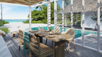 Three Bedroom Beach Villa Suite with Pool
