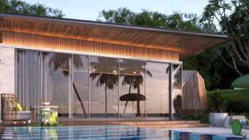 Family Beach Pool Villa with Capsule